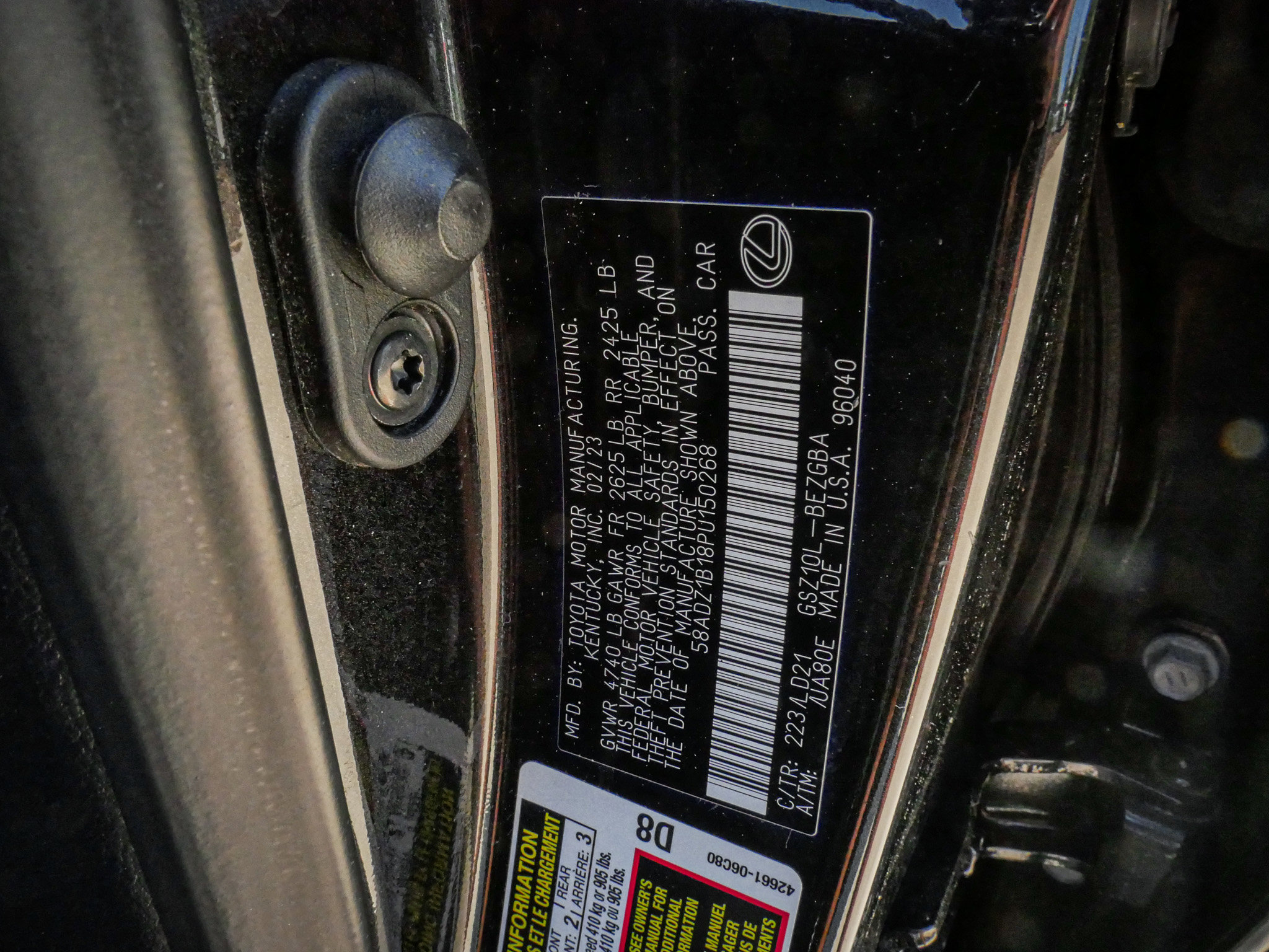 Used 2023 Lexus ES 350 w/ Premium Package FWD image 34