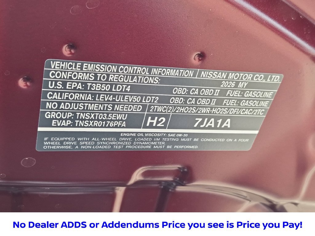 New 2026 Nissan Armada Platinum AWD/4WD image 44