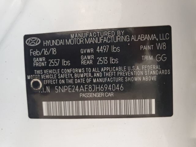 Used 2018 Hyundai Sonata SE FWD image 31
