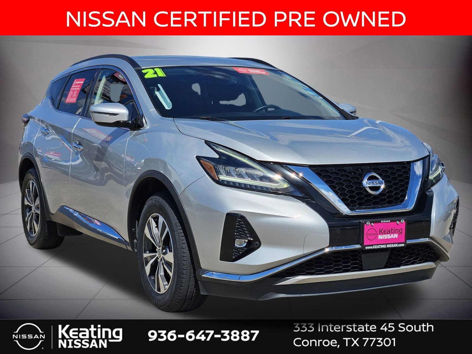 Certified 2021 Nissan Murano SV