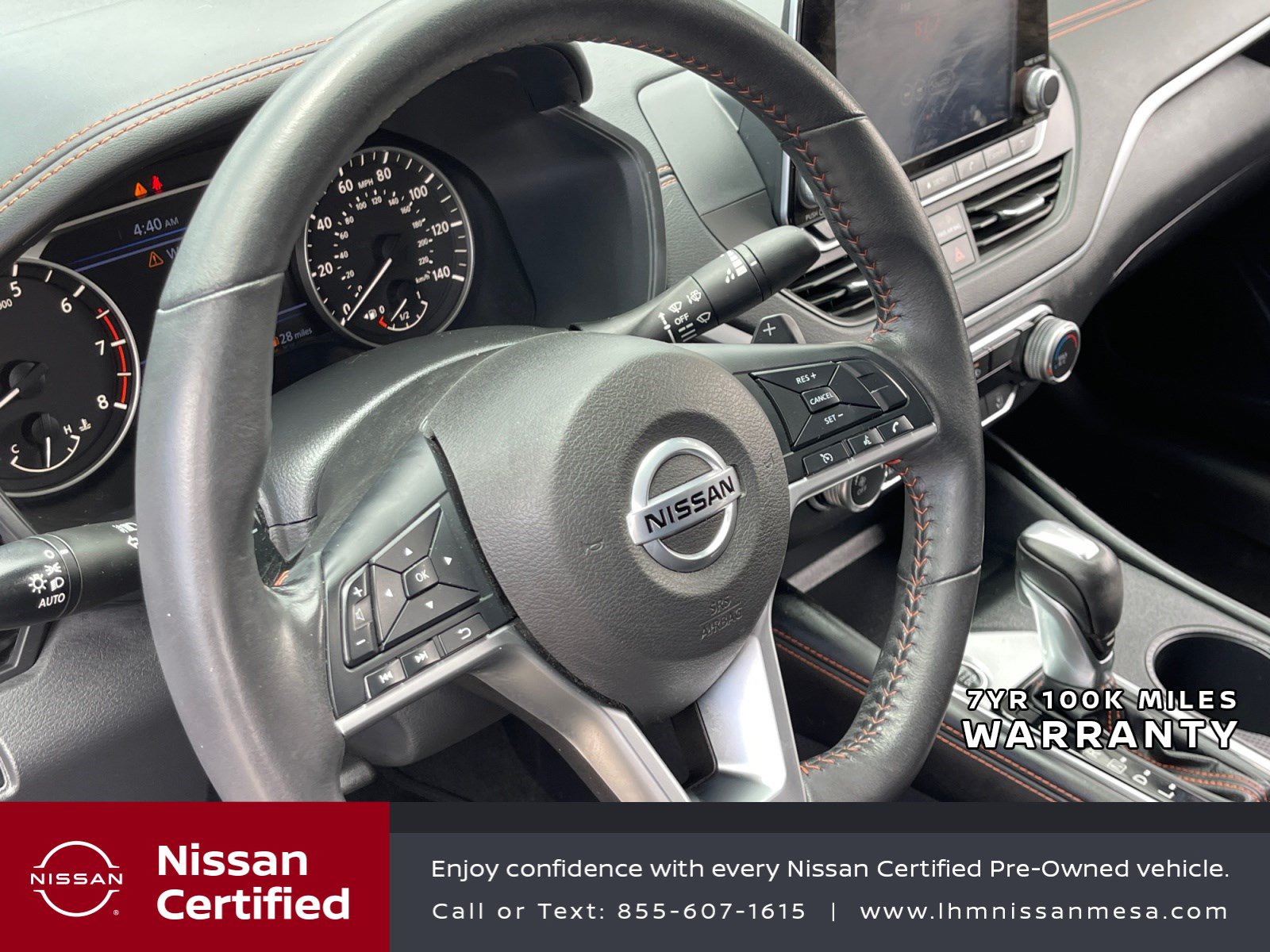 Certified 2022 Nissan Altima 2.5 SR FWD image 9