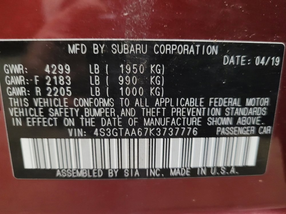 Used 2019 Subaru Impreza 2.0i AWD/4WD image 33