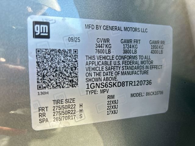 New 2026 Chevrolet Tahoe Premier w/ Sun And Tow Package image 35