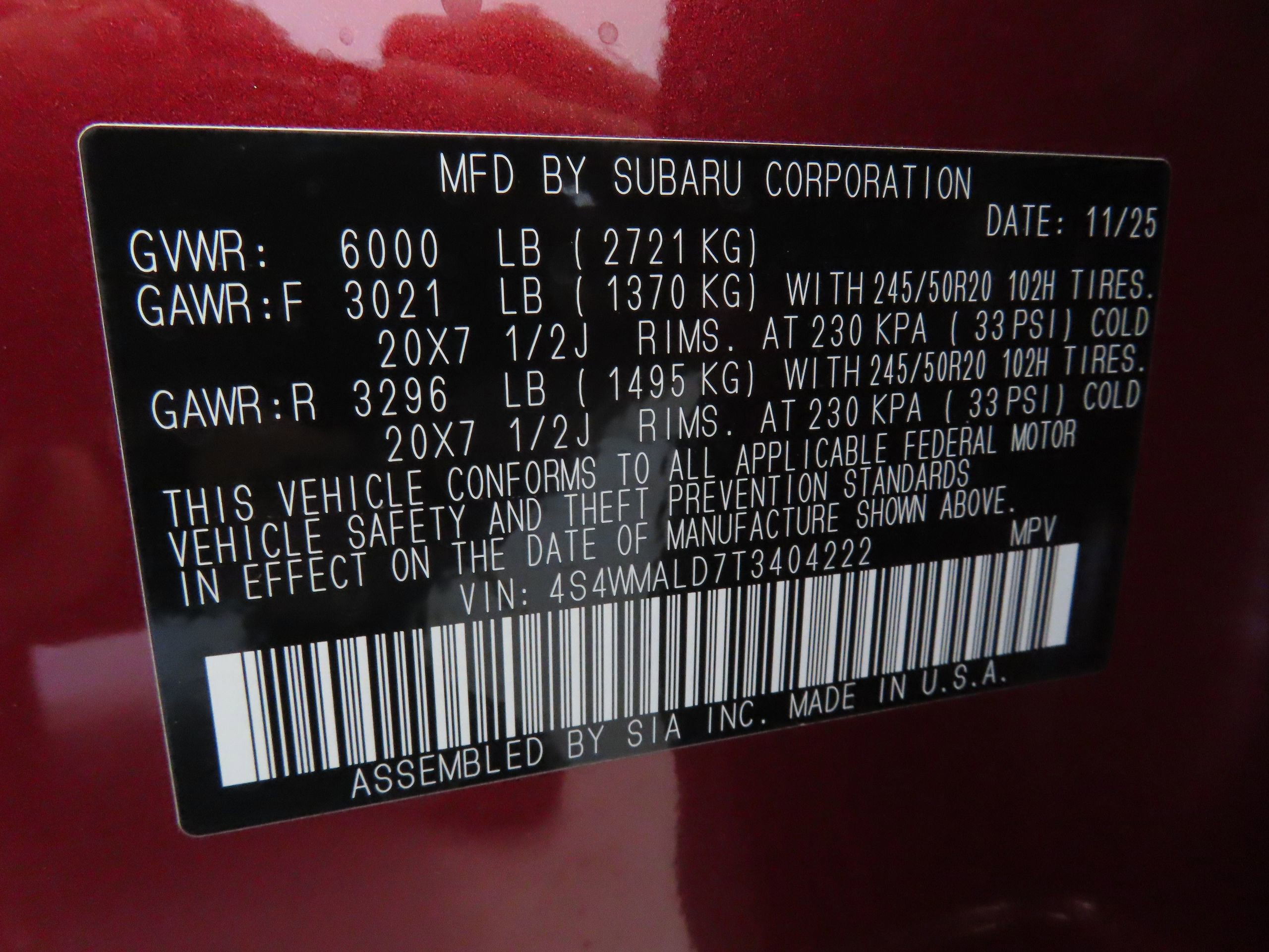 New 2026 Subaru Ascent Bronze Edition image 31