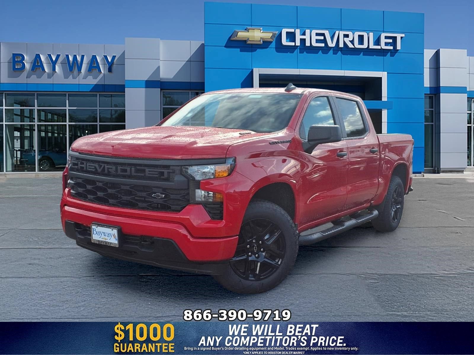 New 2026 Chevrolet Silverado 1500 Custom w/ Turbomax Blackout Package