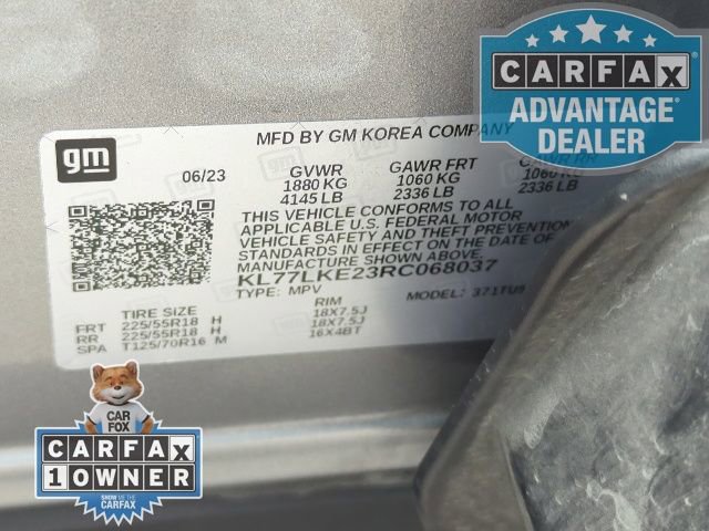 Certified 2024 Chevrolet Trax ACTIV w/ Sunroof Package image 32