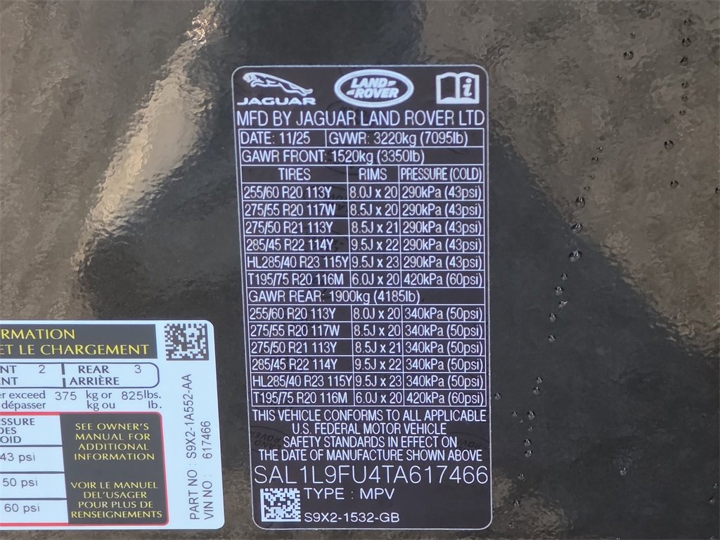 New 2026 Land Rover Range Rover Sport Dynamic SE image 36