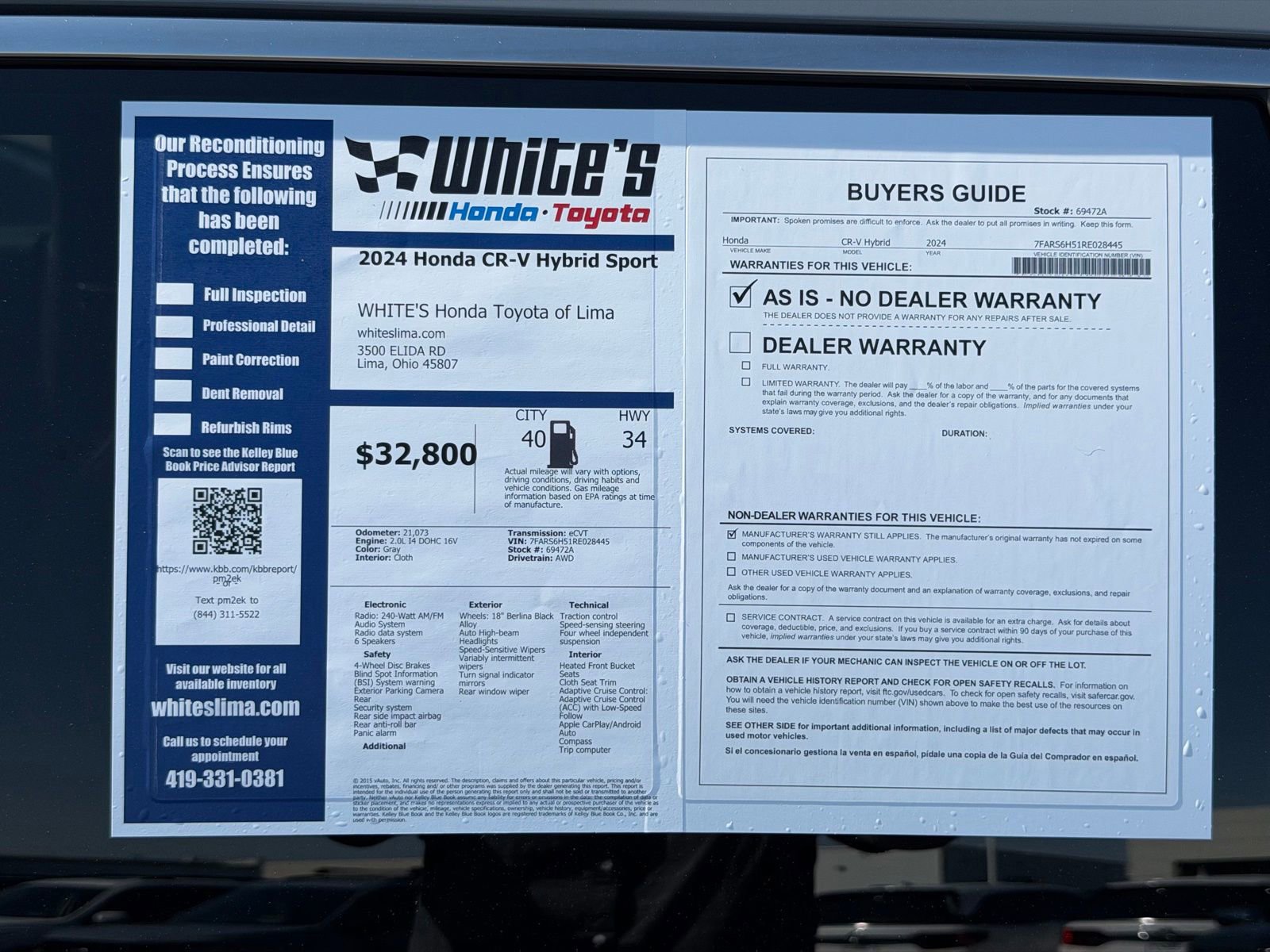 Used 2024 Honda CR-V Sport image 35