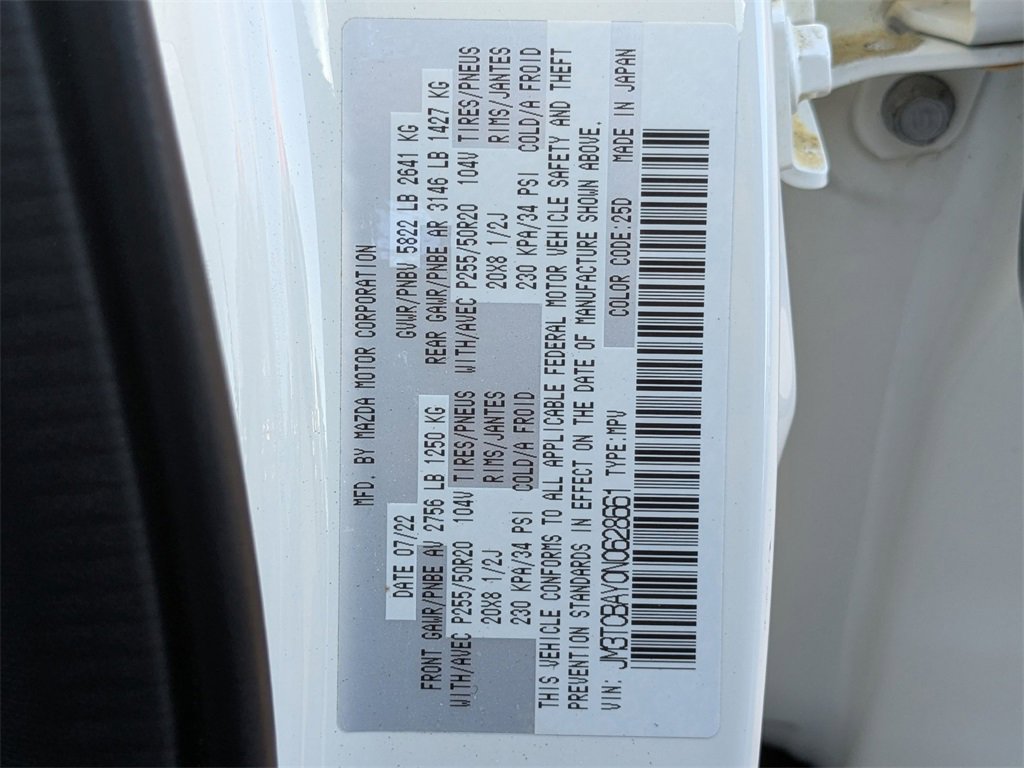 Used 2022 MAZDA CX-9 Touring Plus image 22