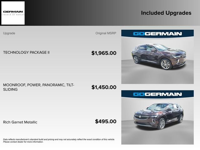 Used 2021 Buick Envision Avenir w/ Technology Package II image 37