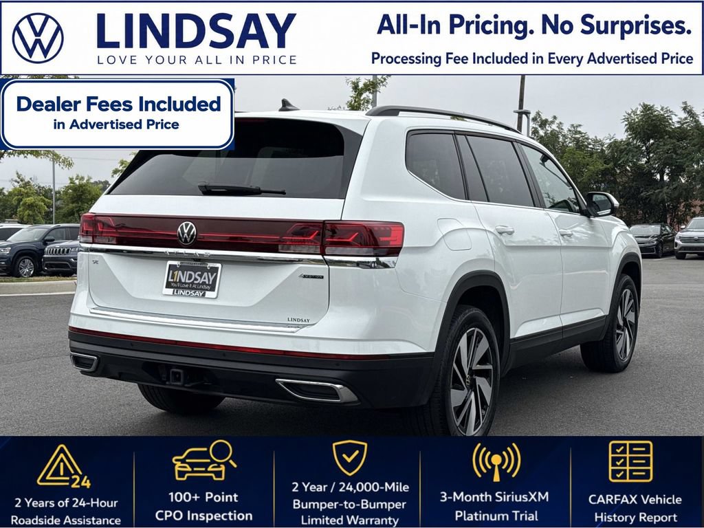 Used 2024 Volkswagen Atlas SE w/ Panoramic Sunroof Package AWD/4WD image 3