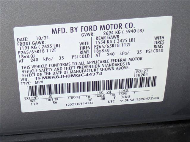 Used 2021 Ford Explorer Timberline AWD/4WD image 26