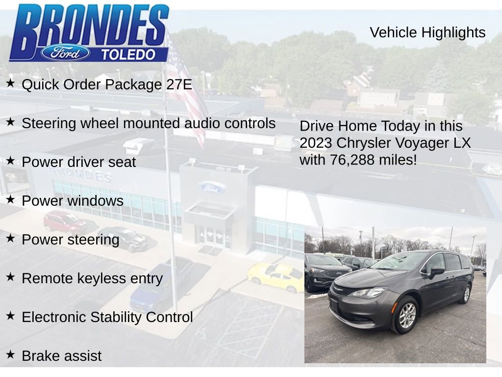 Used 2023 Chrysler Voyager LX FWD image 5