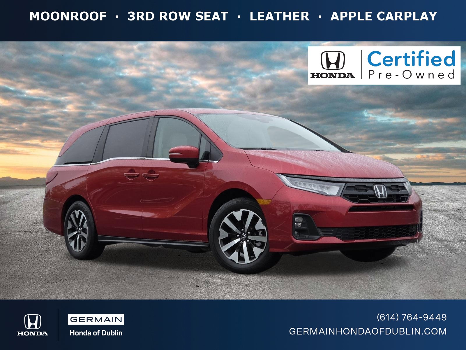 Certified 2025 Honda Odyssey EX-L image 1