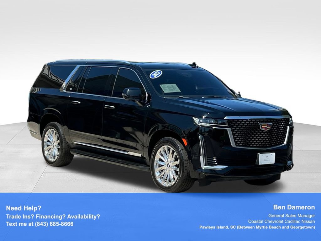 Used 2022 Cadillac Escalade ESV Premium Luxury RWD image 3