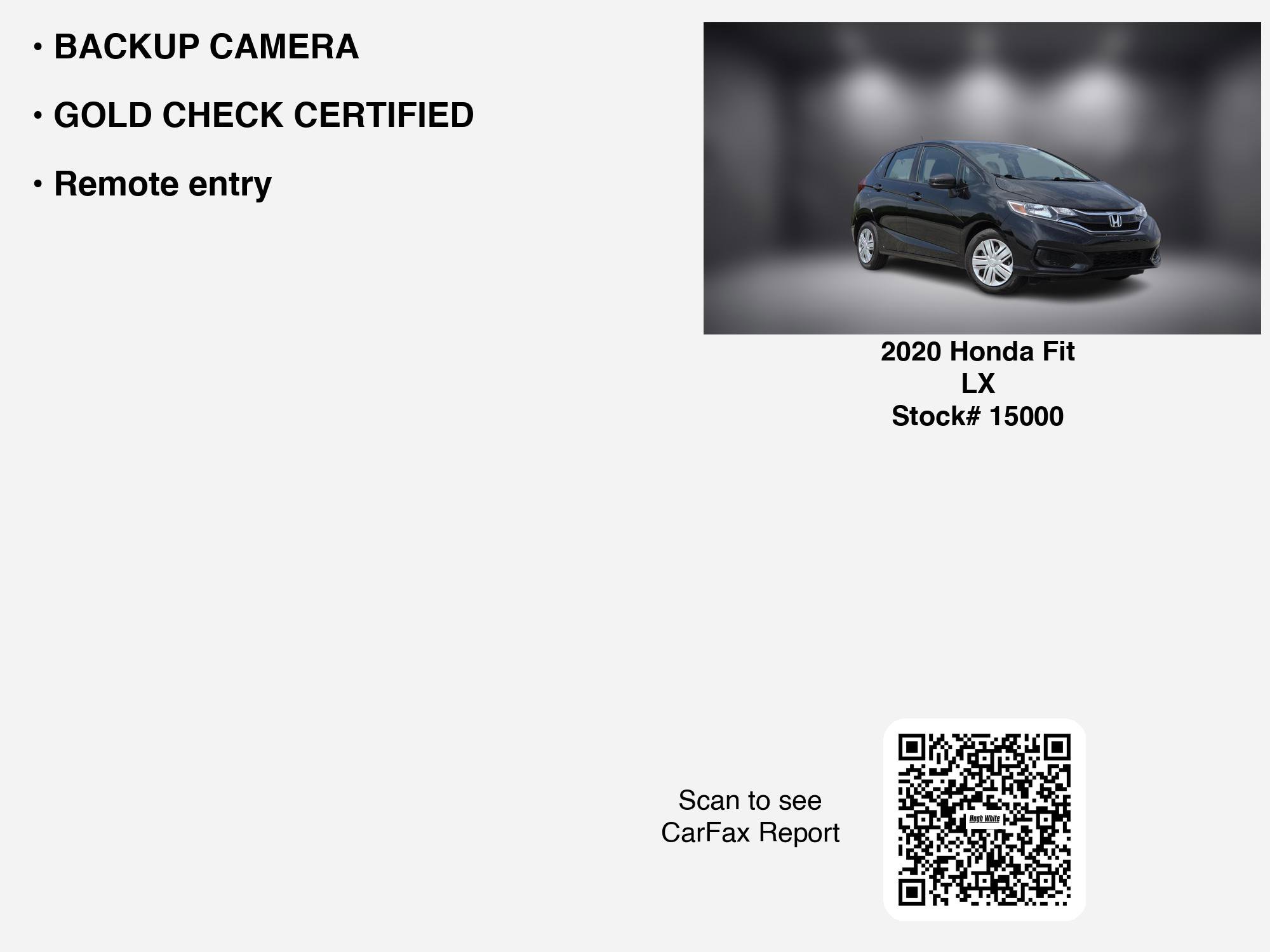 Used 2020 Honda Fit LX image 7