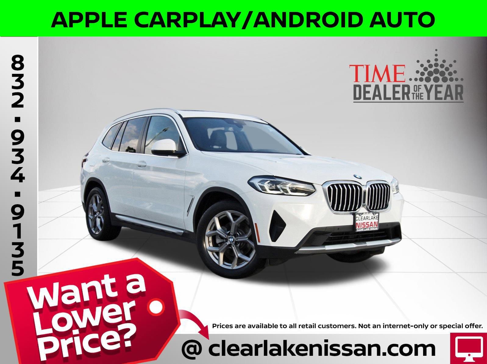 Used 2022 BMW X3 sDrive30i w/ Convenience Package