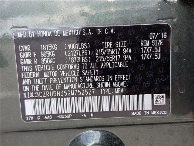 Used 2016 Honda HR-V LX image 15