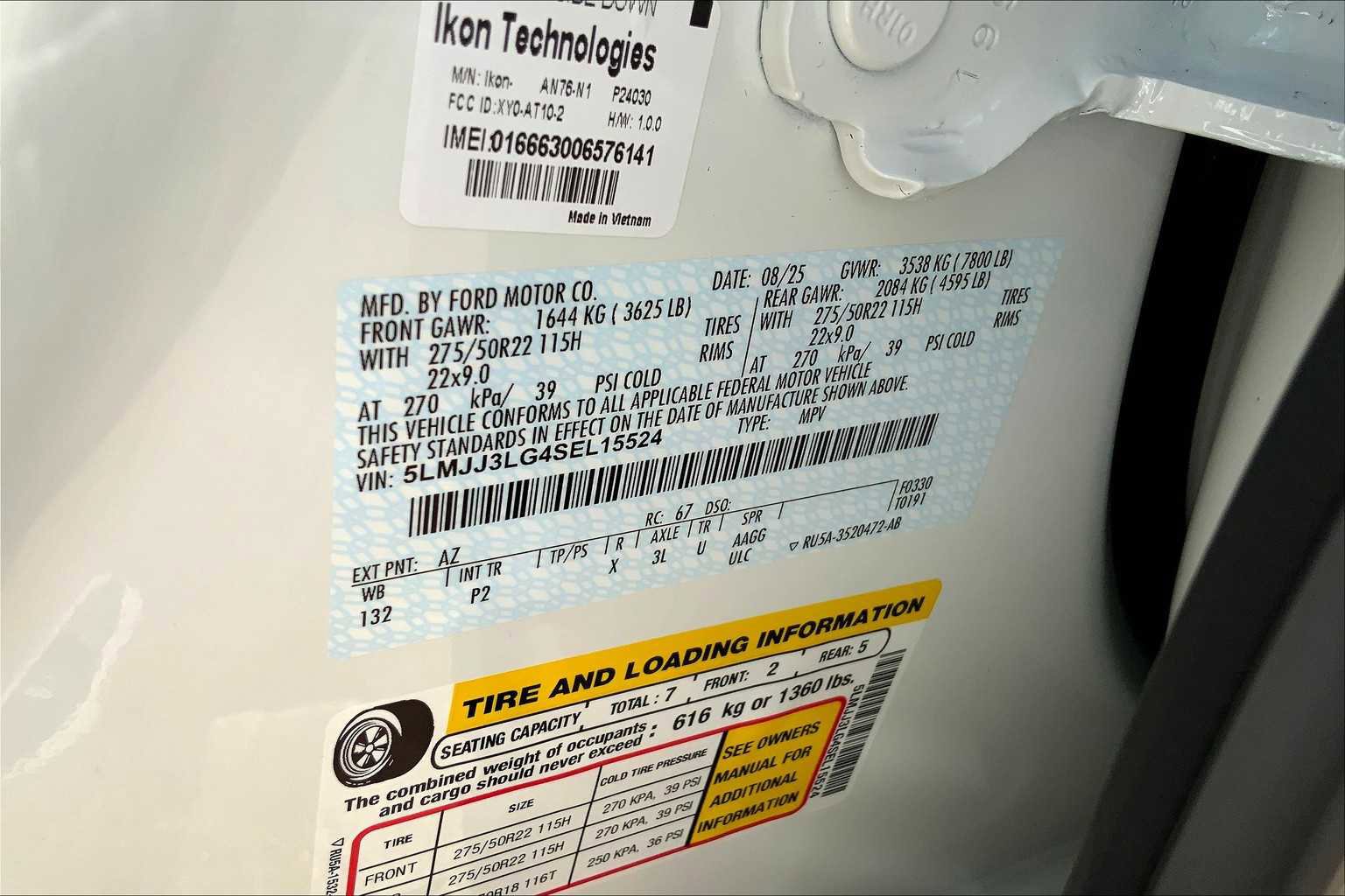 New 2025 Lincoln Navigator L Reserve w/ Jet Appearance Package image 21