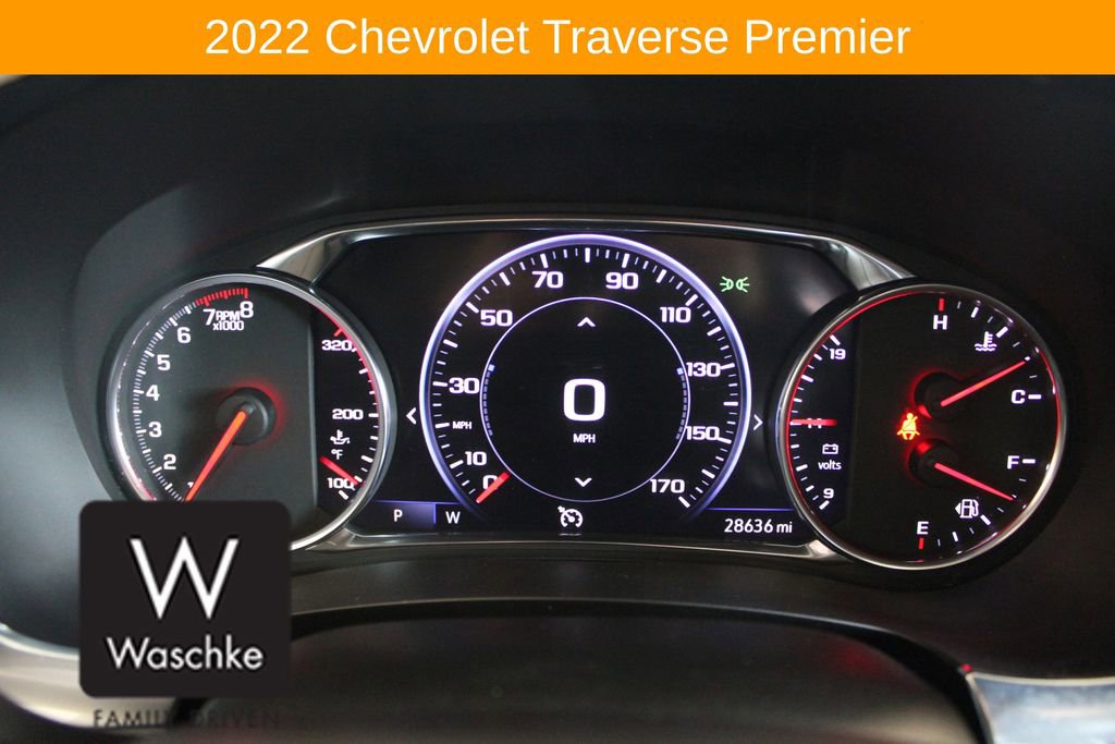 Used 2022 Chevrolet Traverse Premier w/ LPO, Floor Liner Package AWD/4WD image 38