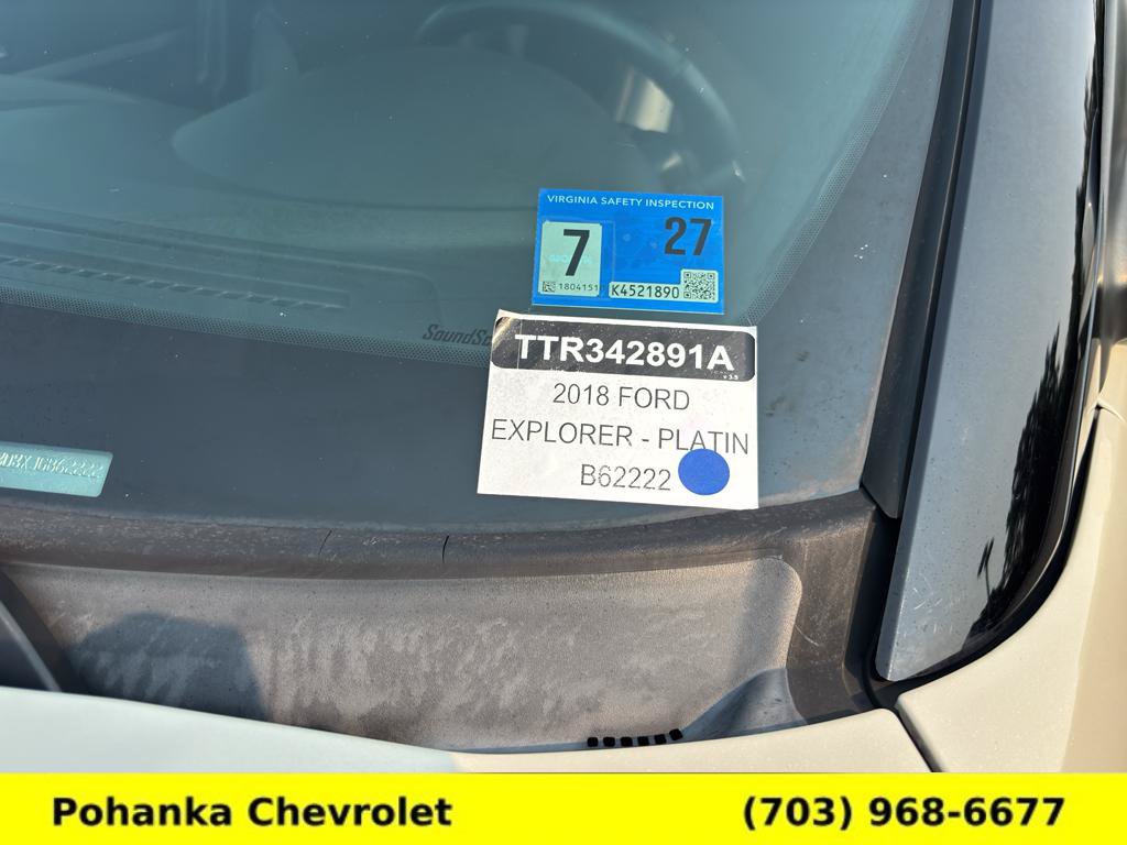 Used 2018 Ford Explorer XLT w/ Equipment Group 202A AWD/4WD image 34