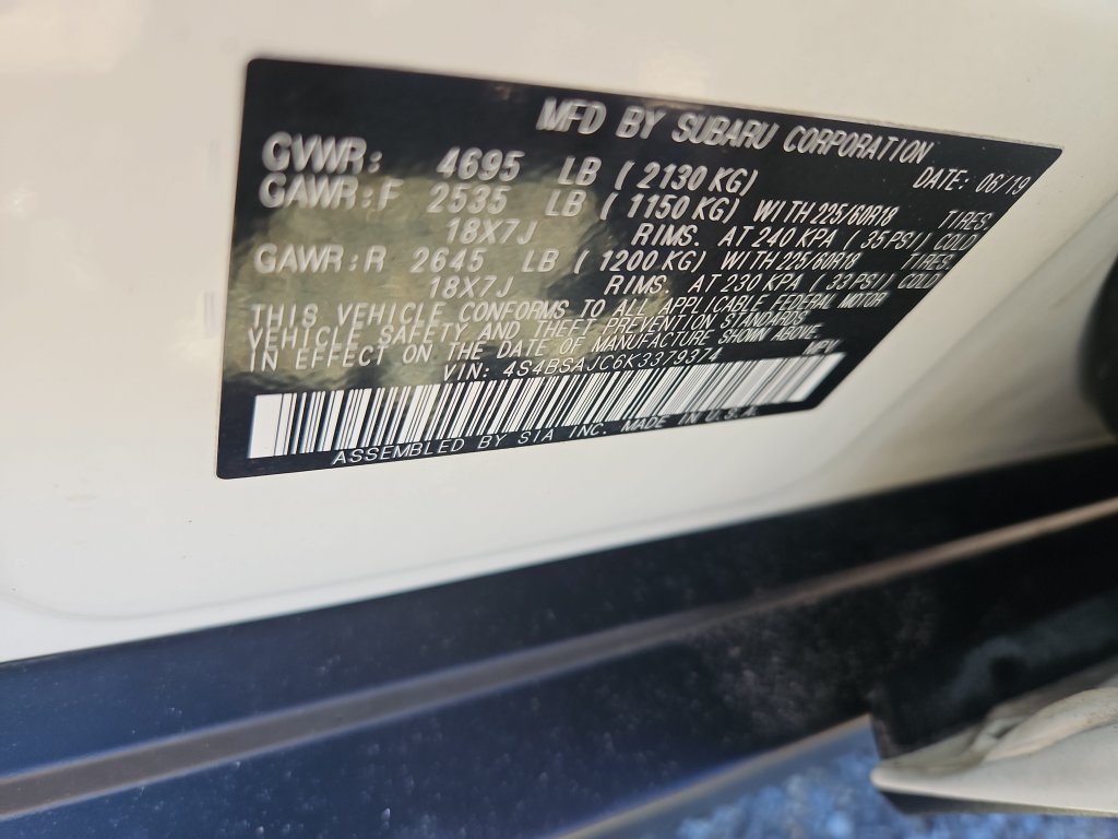 Used 2019 Subaru Outback 2.5i Limited AWD/4WD image 14