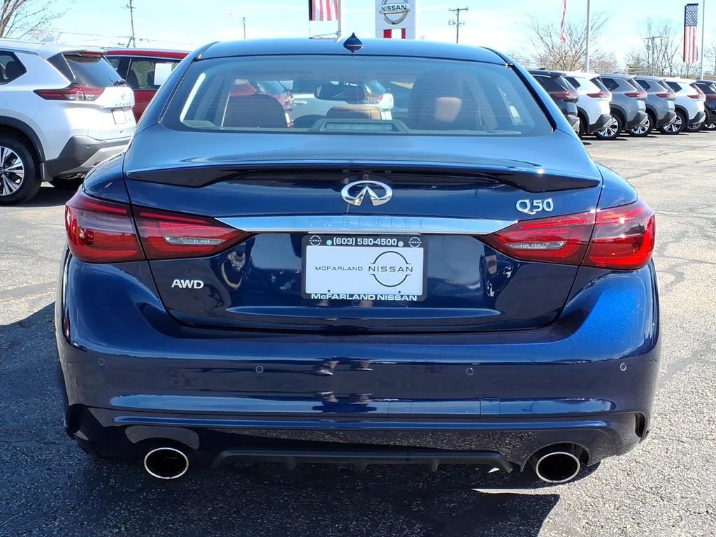 Used 2023 INFINITI Q50 Luxe w/ Cargo Package AWD/4WD image 4