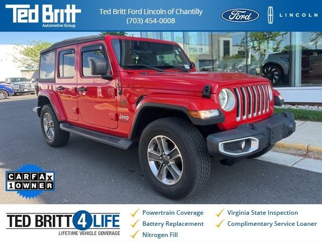 Used 2021 Jeep Wrangler Unlimited Sahara w/ Cold Weather Group AWD/4WD image 1
