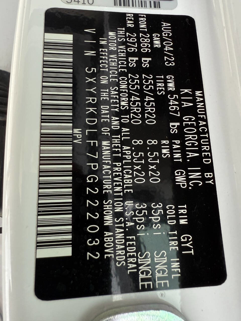 Used 2023 Kia Sorento SX image 48