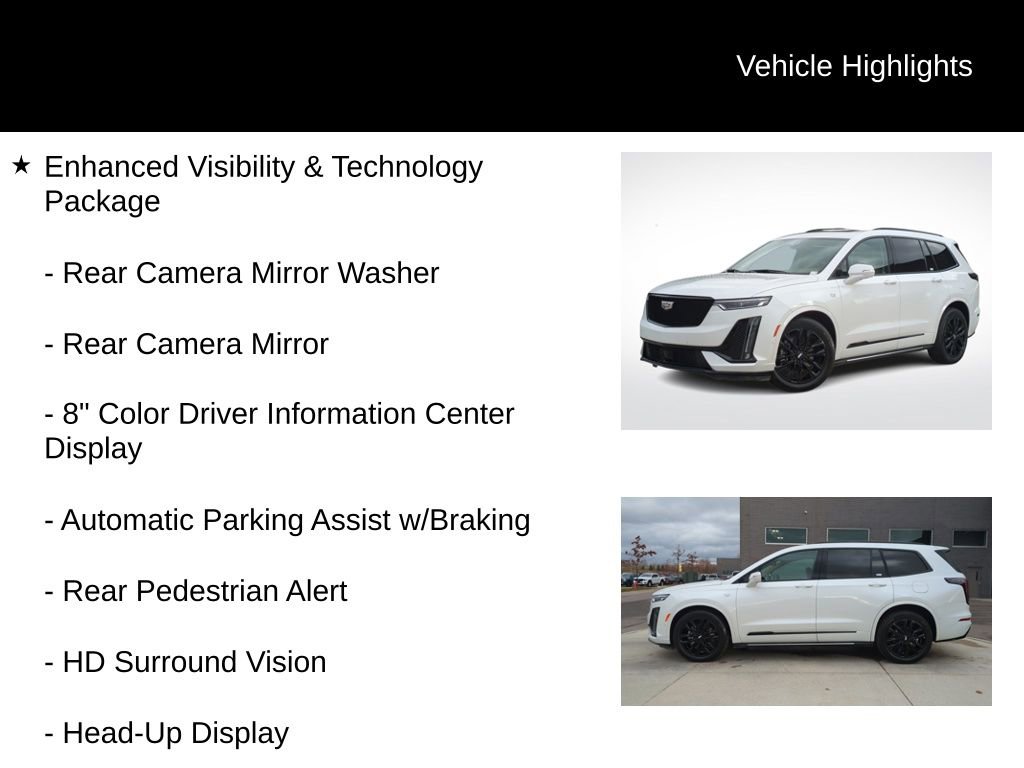 Used 2021 Cadillac XT6 Sport w/ LPO, ONYX Package image 26