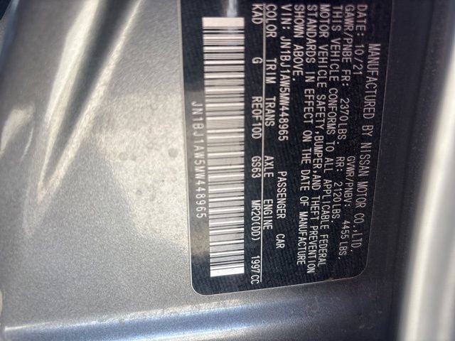 Certified 2021 Nissan Rogue Sport S AWD/4WD image 14