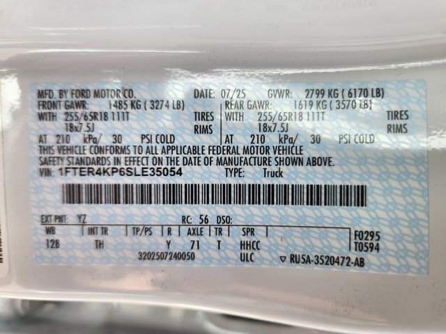 New 2025 Ford Ranger Lariat w/ Trailer Tow Package AWD/4WD image 23