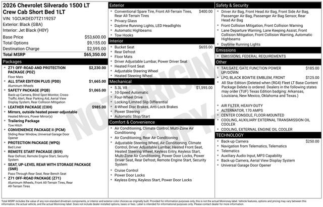 New 2026 Chevrolet Silverado 1500 LT image 2