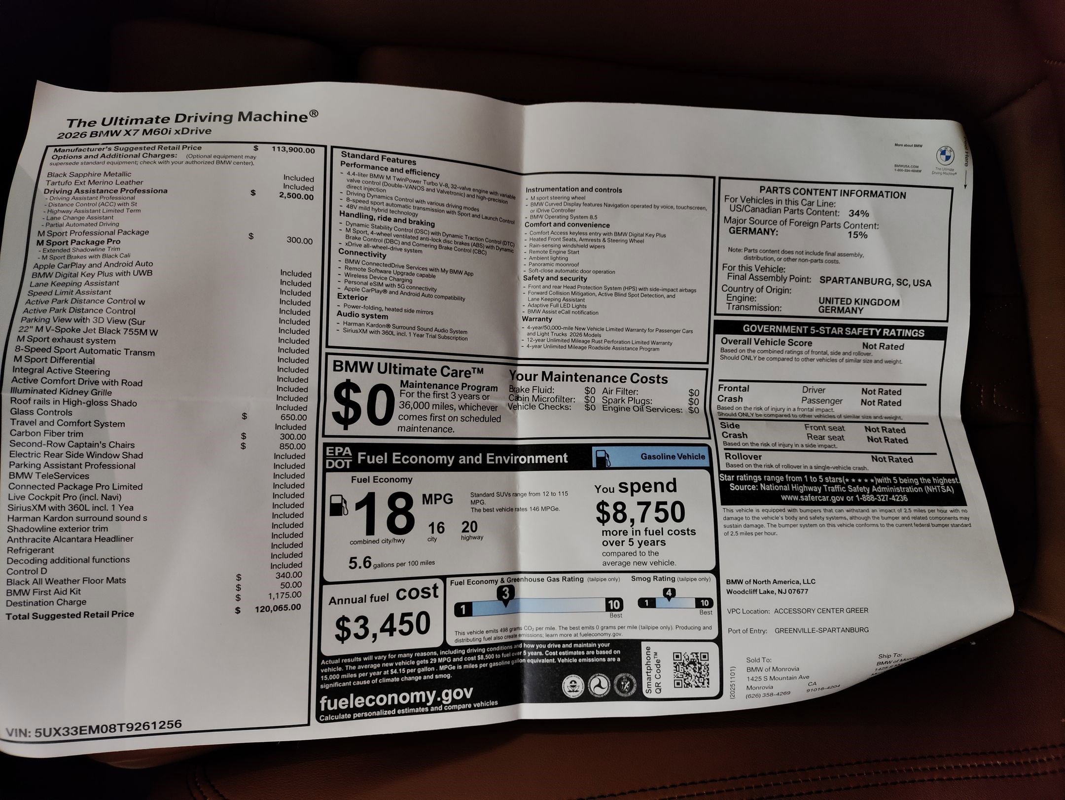 New 2026 BMW X7 M60i image 30