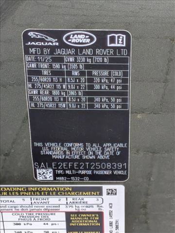 New 2026 Land Rover Defender 110 X-Dynamic SE image 17