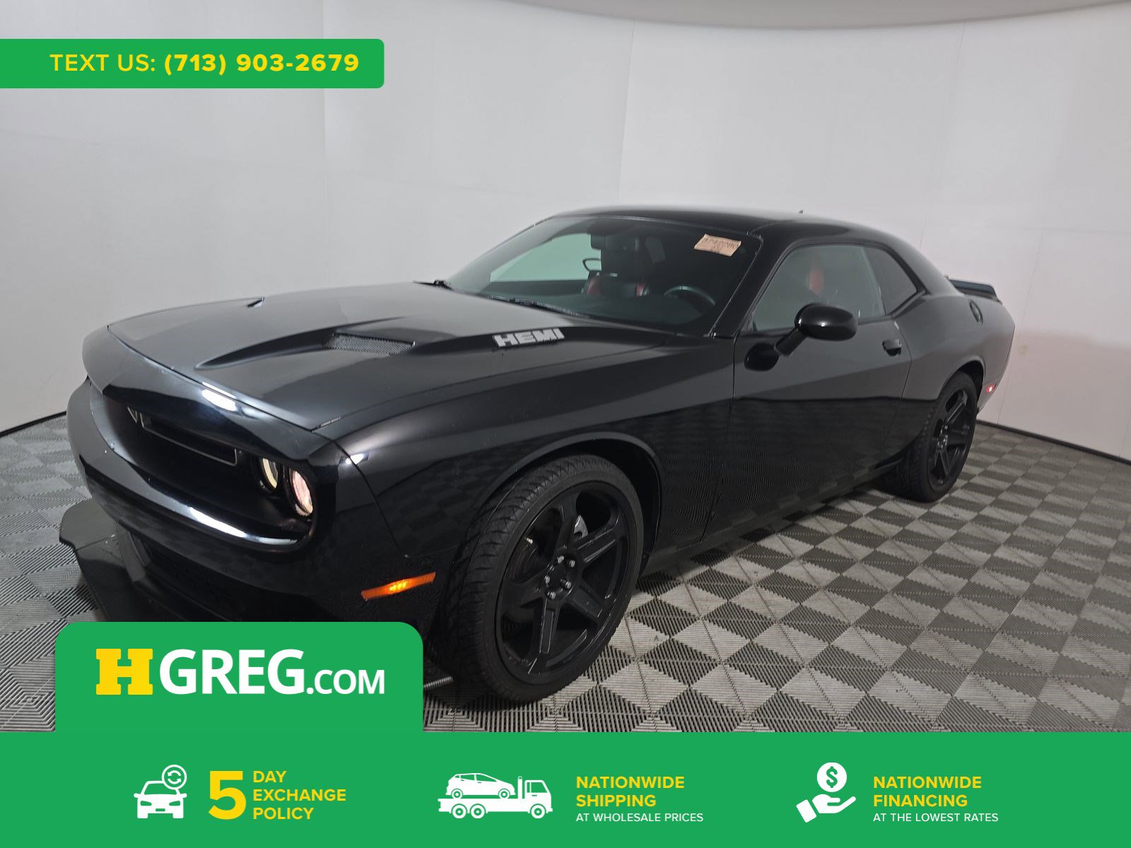 Used 2018 Dodge Challenger R/T w/ Blacktop Package RWD image 1