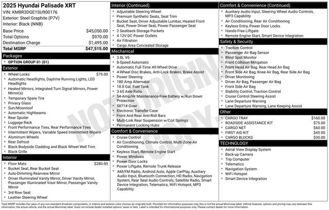 Certified 2025 Hyundai Palisade XRT AWD/4WD image 24