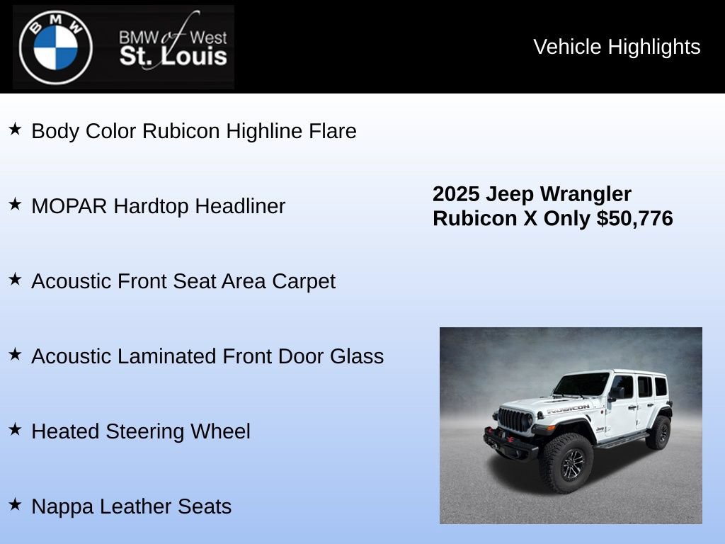 Used 2025 Jeep Wrangler Unlimited Rubicon AWD/4WD image 24