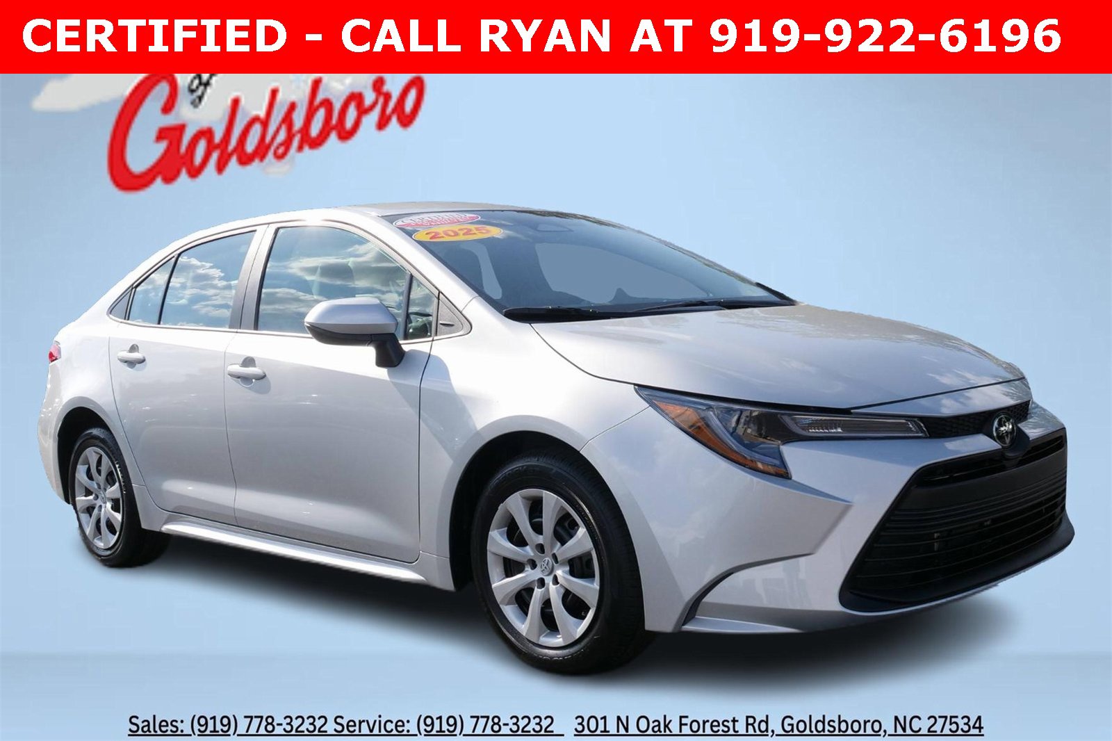 Used 2025 Toyota Corolla LE