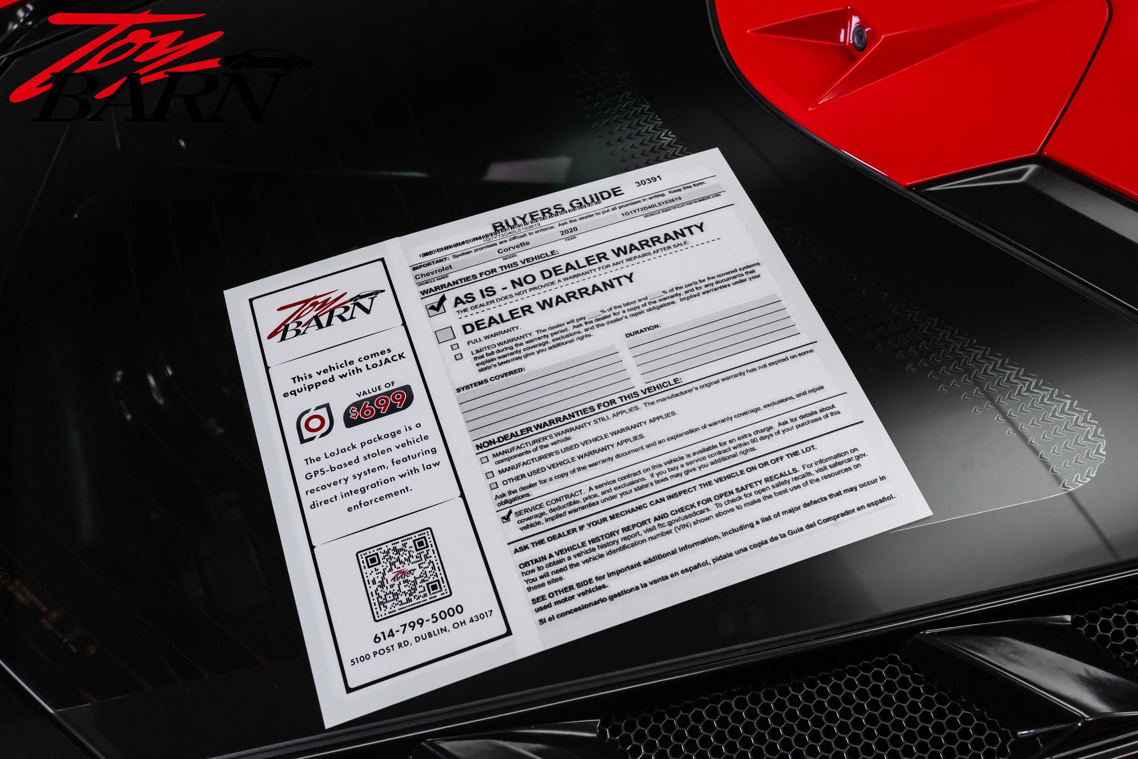 Used 2020 Chevrolet Corvette Stingray Preferred Cpe w/ 2LT Preferred Equipment Group RWD image 55