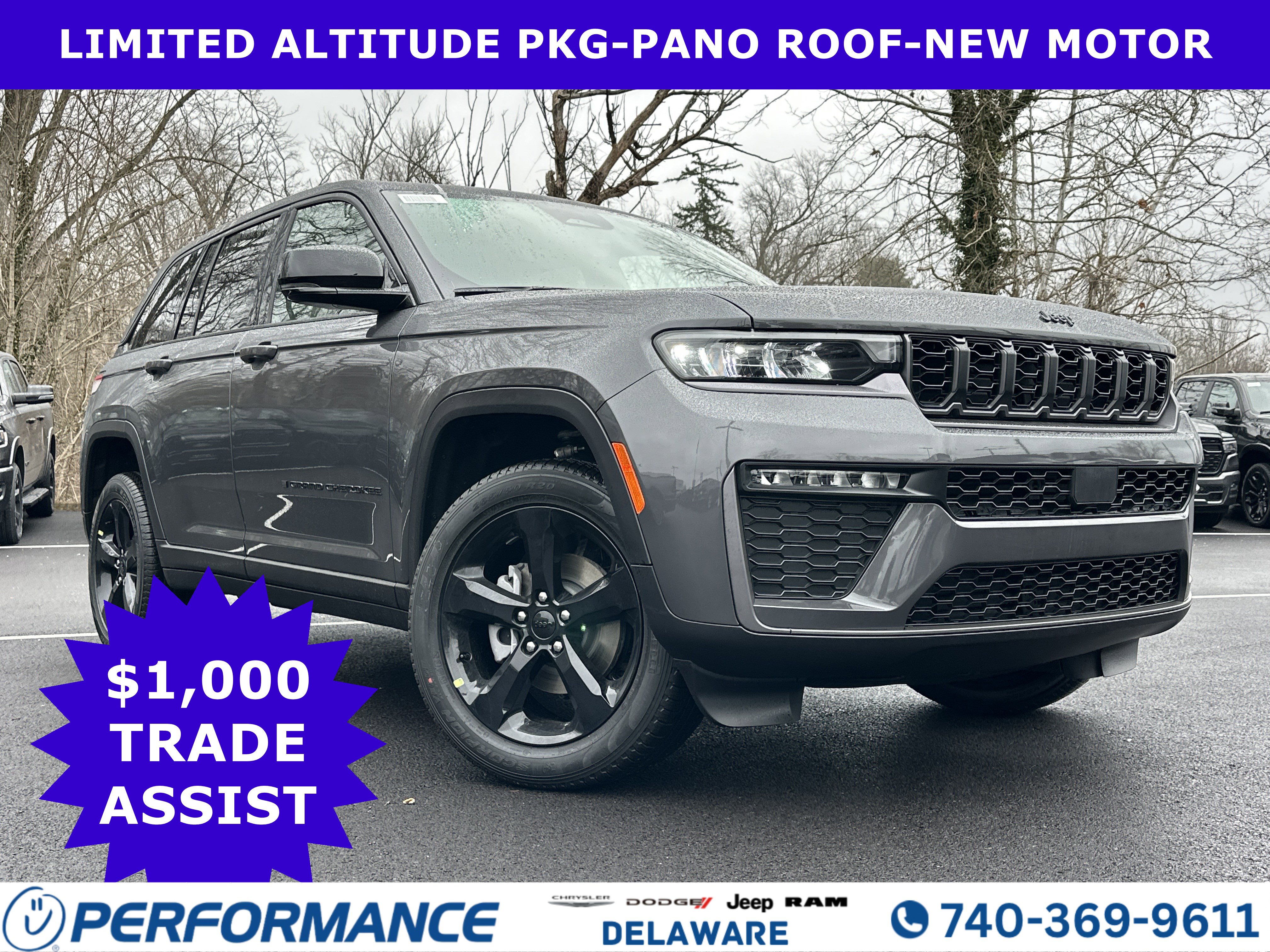 New 2026 Jeep Grand Cherokee Limited w/ Limited Altitude Package