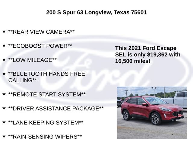 Used 2021 Ford Escape SEL FWD image 10