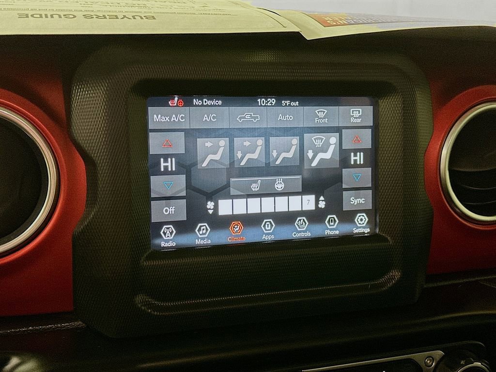 Certified 2021 Jeep Gladiator Rubicon w/ Cold Weather Group image 25