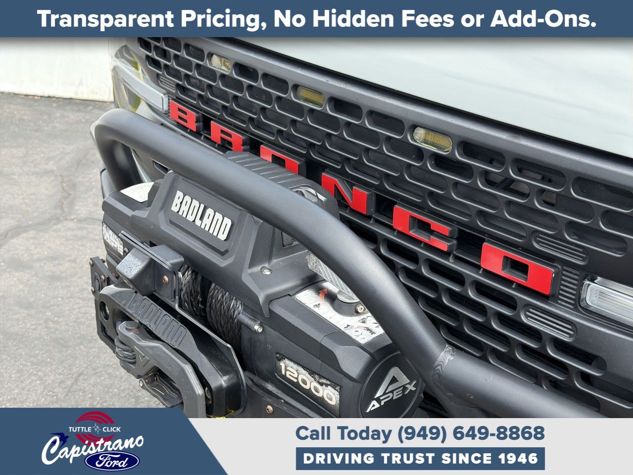 Used 2021 Ford Bronco Badlands AWD/4WD image 14