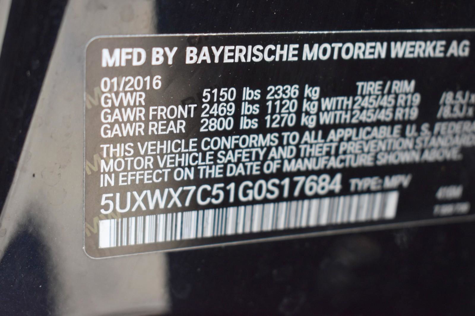 Used 2016 BMW X3 xDrive35i image 52