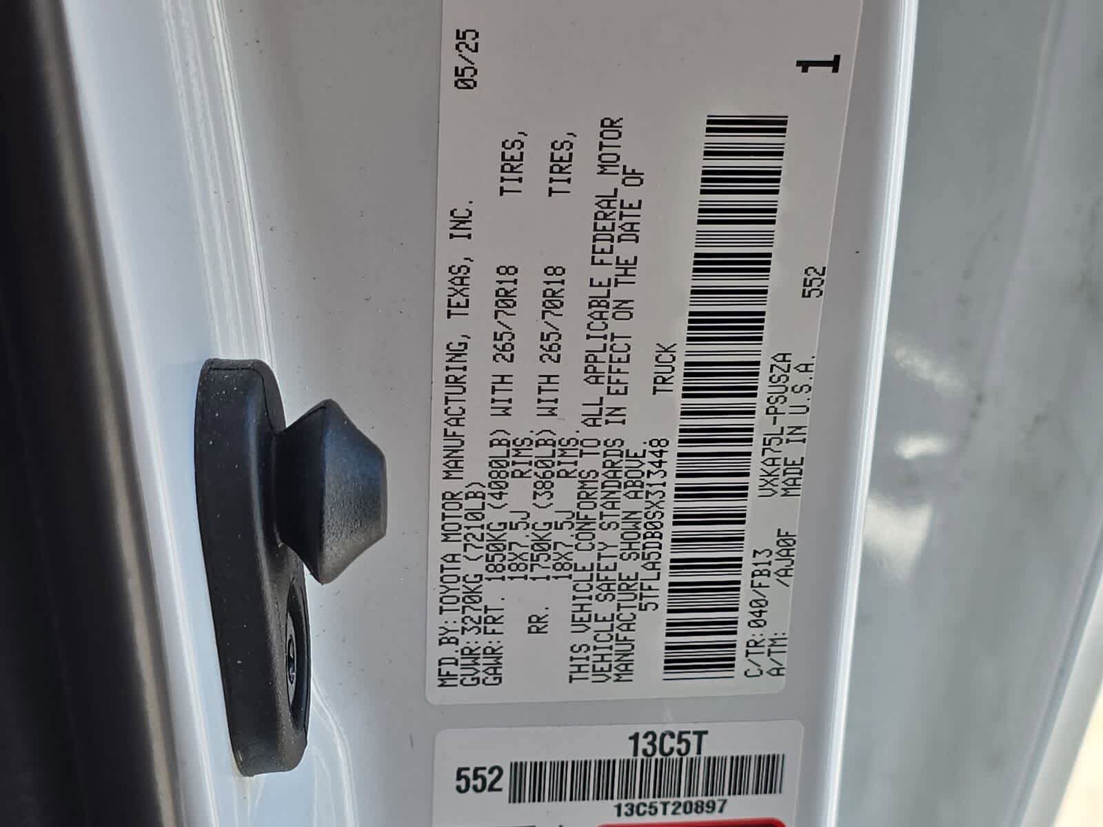 Certified 2025 Toyota Tundra SR5 w/ SR5 Convenience Package AWD/4WD image 35