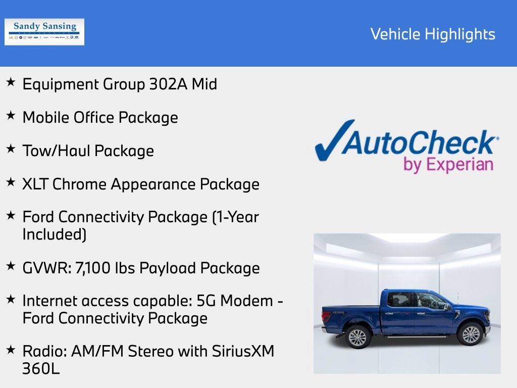 New 2026 Ford F150 XLT w/ Equipment Group 302A MID AWD/4WD image 9
