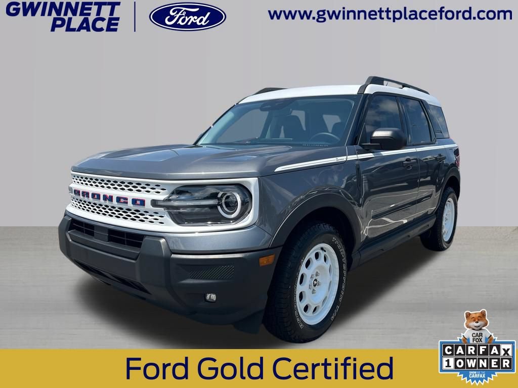 Certified 2025 Ford Bronco Sport Heritage w/ Convenience Package AWD/4WD image 1