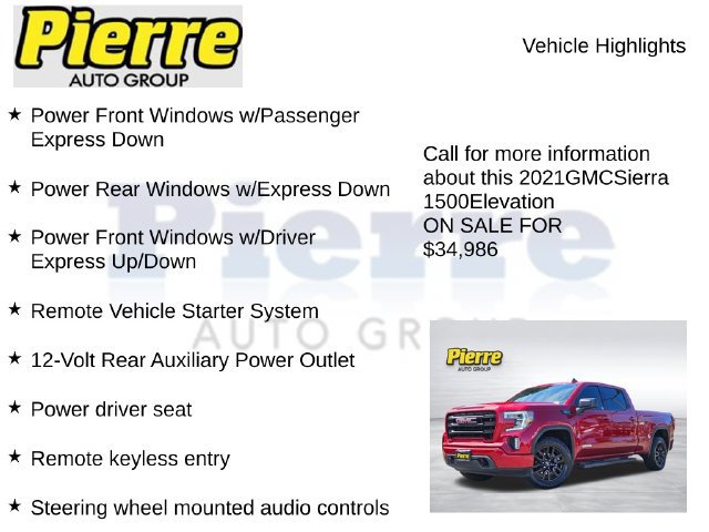 Used 2021 GMC Sierra 1500 Elevation AWD/4WD image 23
