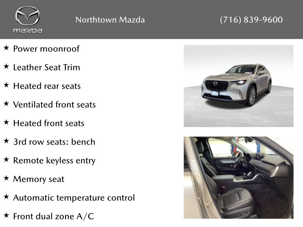 Certified 2026 MAZDA CX-90 3.3 Turbo w/ Preferred Package AWD/4WD image 10